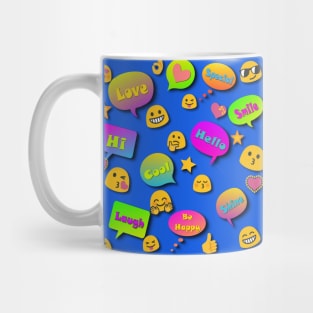 Emoji and Sayings Mug